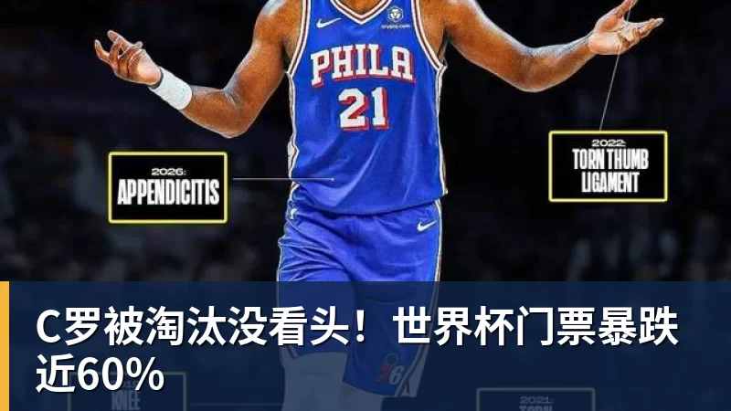 C罗被淘汰没看头！世界杯门票暴跌近60%